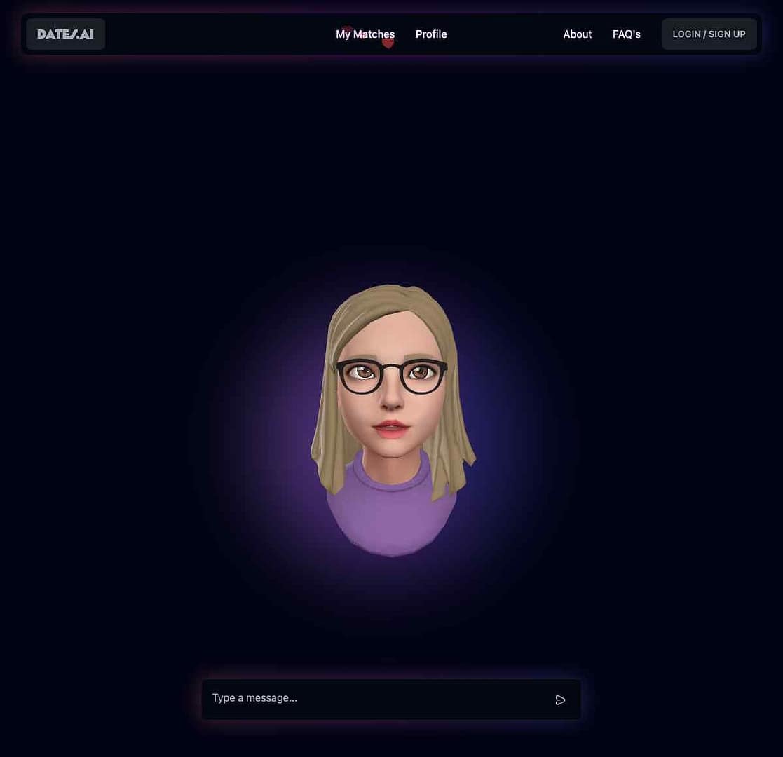 Preview of Dates AI Website