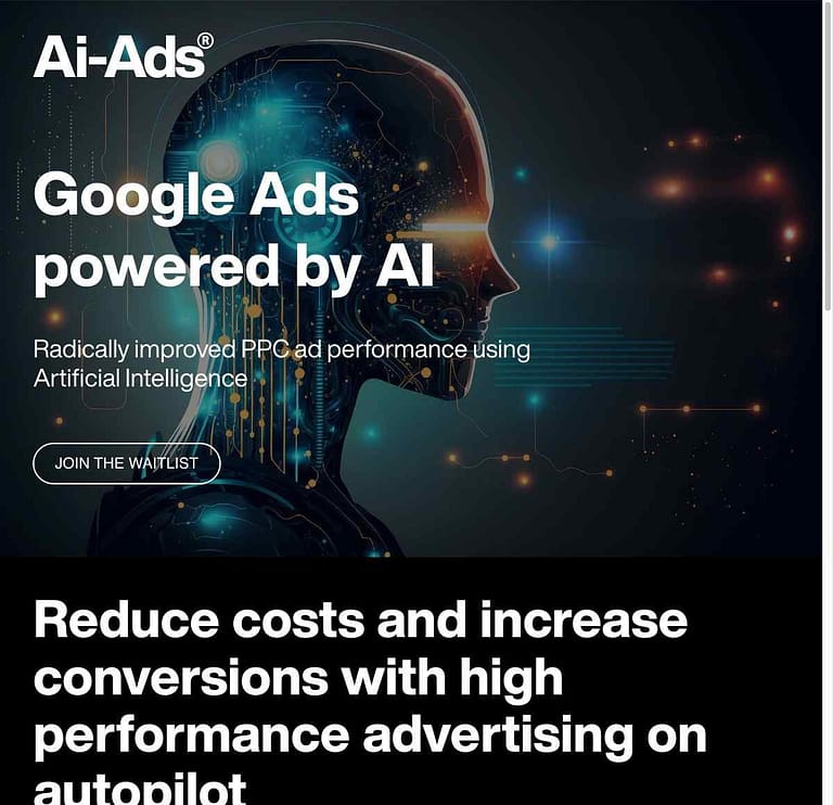 Preview of Ai-Ads Website